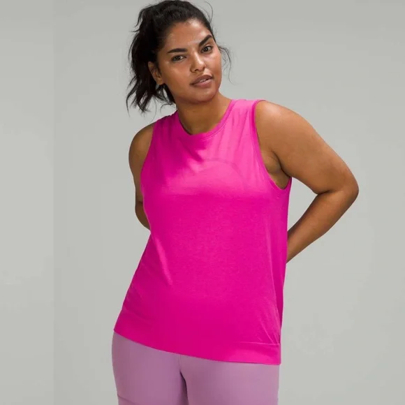 lululemon Swiftly Breathe Muscle Tank Top size 10 - Picture 1 of 5